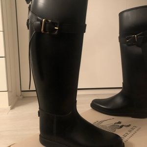 Burberry  rubber riding boots